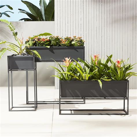 8x metal planter box|indoor metal planter boxes.